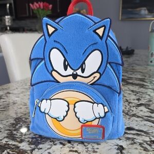 Loungefly Sonic Blue Kids Backpack